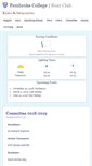 Mobile Screenshot of pembrokecollegeboatclub.com